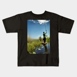 Mokoro Safari, Okavango Delta, Botswana Kids T-Shirt